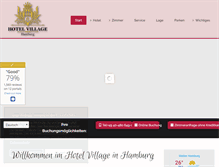 Tablet Screenshot of hotel-village.de